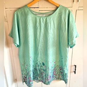 Mint green Blouse Size XXL